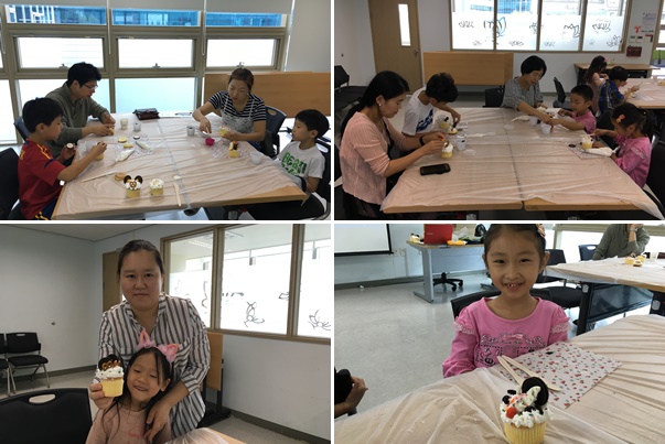 5차 뻔뻔한(Fun-Fun)맘 가족집단 요리활동(컵케익 푸드테라피) 진행